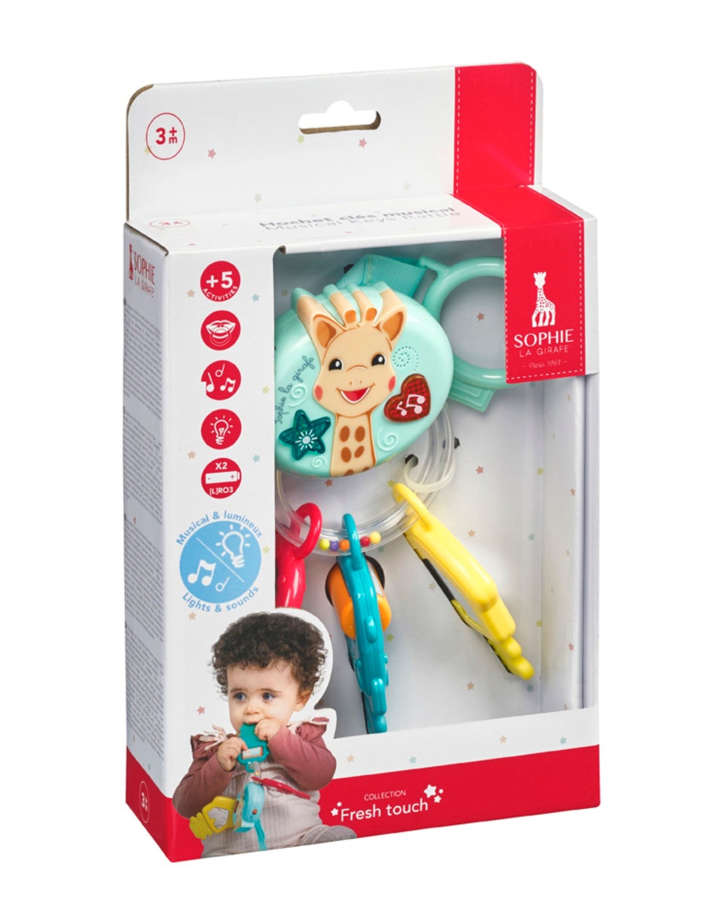 Sophie la girafe® - Lights & Sound keys rattle