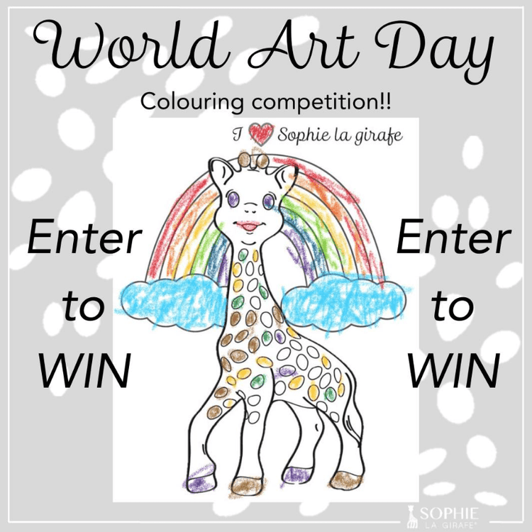 World Art Day!!! – Sophie la girafe UK & ROI