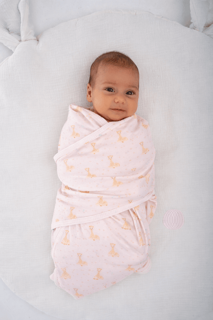 BabyBliss Bags x Sophie la girafe Organic Swaddling SNUG