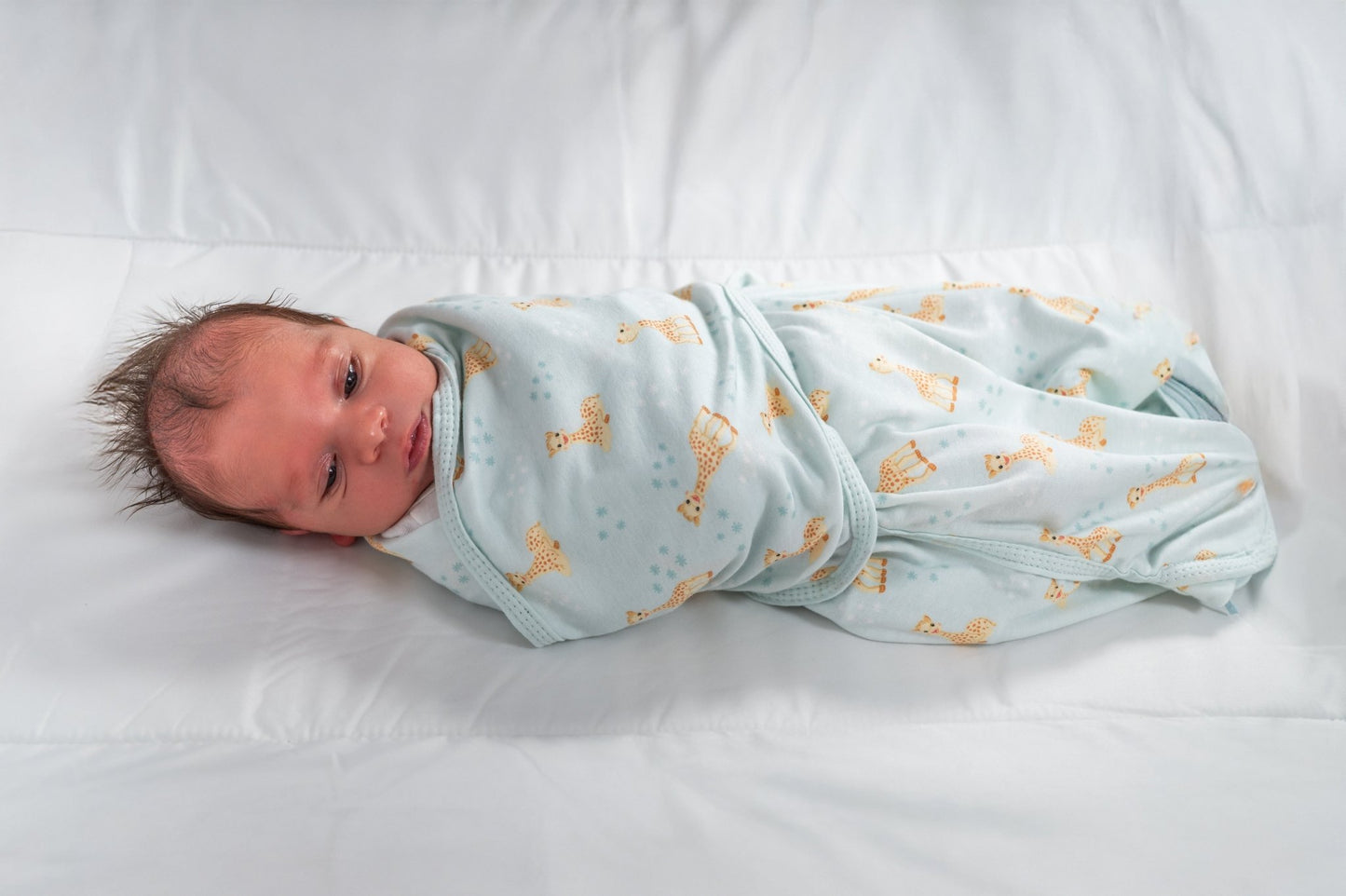 BabyBliss Bags x Sophie la girafe Organic Swaddling SNUG